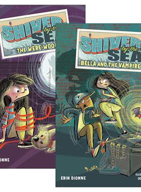 英文原版 Shiver-by-the-Sea 海边战栗系列2册 儿童章节桥梁故事书 Erin Dionne 英文版 进口英语原版书籍