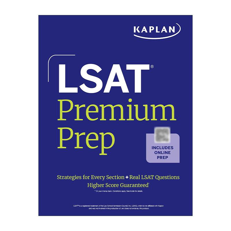 英文原版 LSAT Prep Plus 2025 卡普兰 美国法学院入学考试备考 含在线资源 英文版 进口英语原版书籍 - 实物图