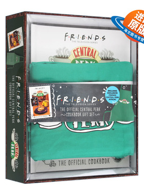 英文原版 Friends The Official Central Perk Cookbook Gift Set 老友记 中央咖啡馆官方烹饪书礼品套装 钱德勒·宾 马修·派瑞