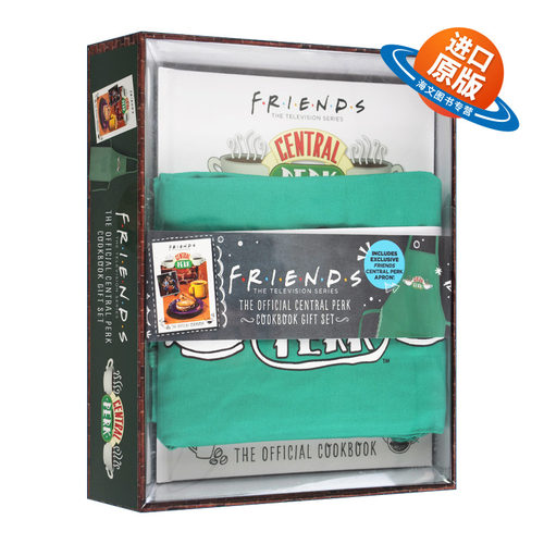 英文原版 Friends The Official Central Perk Cookbook Gift Set 老友记 中央咖啡馆官方烹饪书礼品套装 钱德勒·宾 马修·派瑞