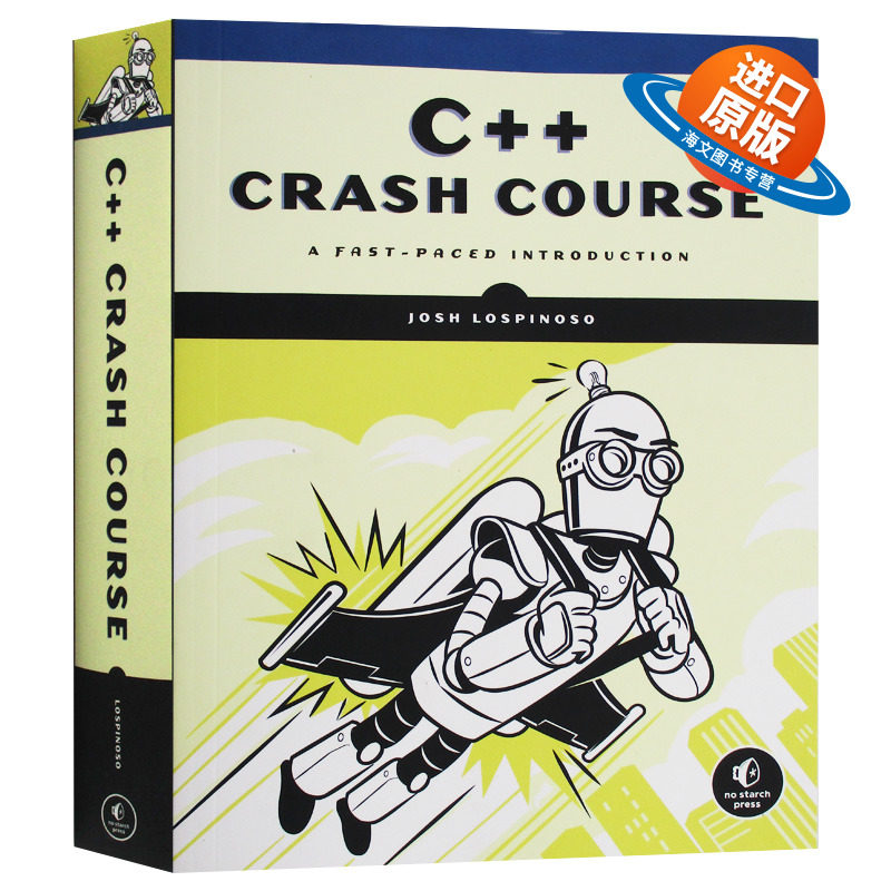 C++编程 从入门到实践 英文原版 计算机程序设计开发 C++ Crash Course A Fast-Paced Introduction 零基础自学书籍 英文版英语书