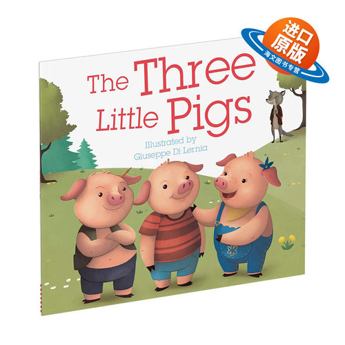 英文原版绘本 The Three Little Pigs 三只小猪 DK系列 幼儿启蒙认知早教绘本 英文版 进口英语原版书籍儿童外文书