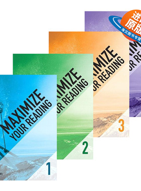 优化你的英语阅读水平1-4册套装 英文原版教材 Maximize Your Reading 培生英语阅读技巧指导书 英文版 进口原版书籍