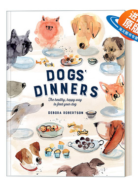 英文原版 Dogs' Dinners 狗狗食谱 50道宠物健康食谱 精装 英文版 进口英语原版书籍