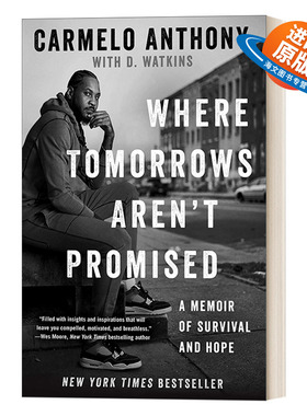 英文原版 Where Tomorrows Aren't Promised 卡梅隆 安东尼自传 NBA 湖人开拓者 英文版 进口英语原版书籍