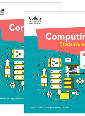 英文原版 Collins International Lower Secondary Computing 柯林斯国际初中计算机科学学生用书7+练习册2册 英文版 进口原版书籍