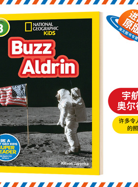 英文原版 NG Kids Readers L3: Buzz Aldrin 英文版儿童外文书