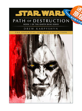 英文原版 Star Wars Legends Darth Bane Path of Destruction 星球大战传奇 达斯·贝恩三部曲1 毁灭之路英文版进口英语原版书籍