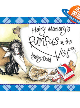 英文原版 Hairy Maclary's Rumpus At The Vet 毛毛狗大闹宠物医院 新西兰作家Lynley Dodd经典儿童绘本 英文版 进口英语原版书籍