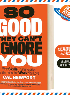 优秀到让人无法忽视 英文原版 So Good They Can't Ignore You 英文版 进口英语书籍外文小说