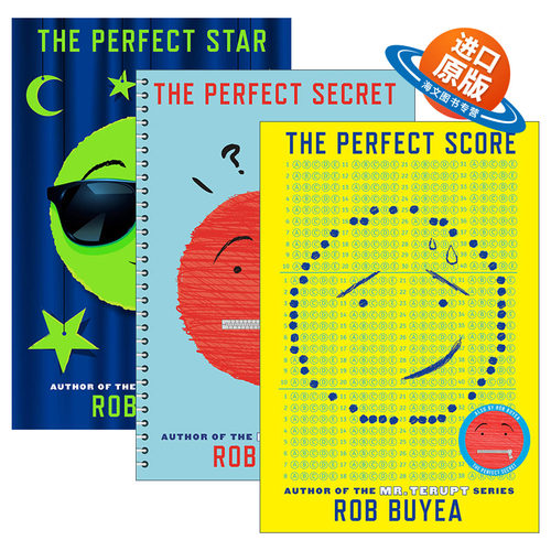 英文原版 The Perfect Score Series 超完美夺分系列3册 儿童校园成长小说 Rob Buyea 英文版 进口英语原版书籍