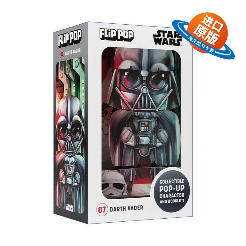 英文原版 Star Wars Flip Pop Darth Vader 星球大战 人物立体书 阿纳金 天行者 达斯维德 英文版 进口英语原版书籍