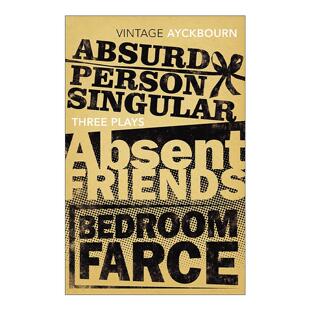英文原版 Three Plays 英国剧作家艾伦?艾克伯恩戏剧集 荒诞人独幕剧 缺席的朋友 卧室闹剧 英文版 进口英语原版书籍