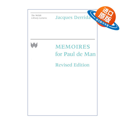 英文原版 Memoires for Paul de Man 多义的记忆 为保罗?德曼而作 修订版 Jacques Derrida雅克·德里达 英文版 进口英语书籍