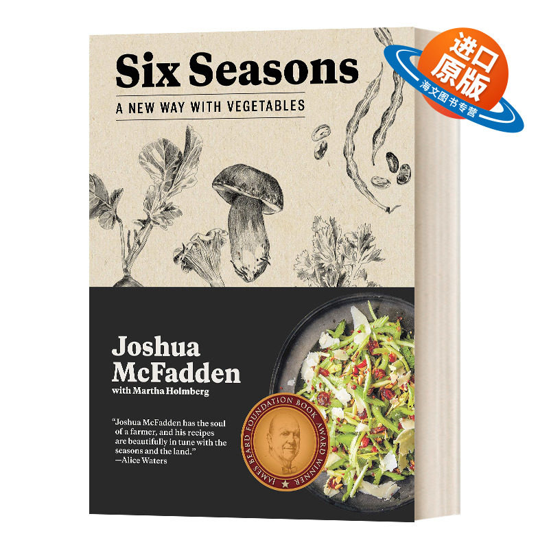 英文原版 精装 Six Seasons 六季 蔬菜烹饪新方式 精装 饮食文化 英文版 进口英语原版书籍