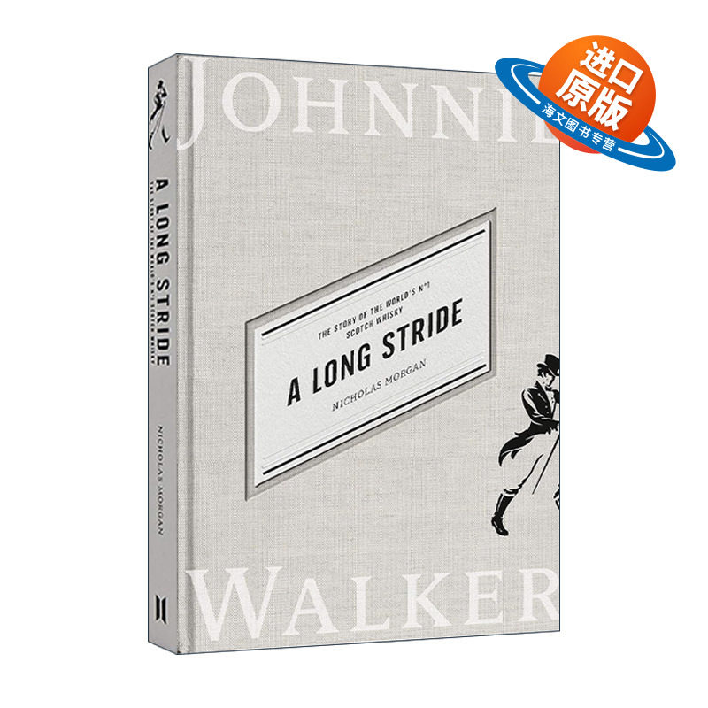 英文原版 A Long Stride 百年漫谈 世界第一苏格兰威士忌的故事 尊尼获加的品牌故事及苏格兰的酒文化 精装 进口英语原版书籍