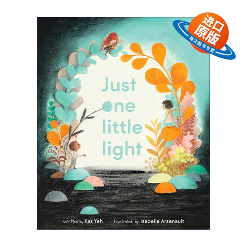 英文原版 Just One Little Light 微弱的亮光 精装绘本 插画家Isabelle Arsenault 英文版 进口英语原版书籍