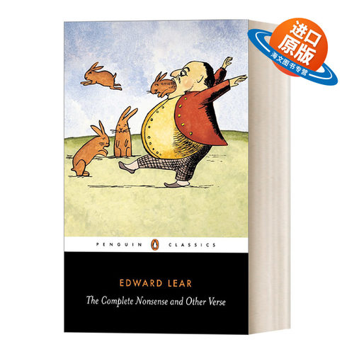 英文原版 The Complete Nonsense and Other Verse 谐趣诗全集 爱德华·李尔 企鹅黑经典 Penguin Black Classcis 英文版 进口书