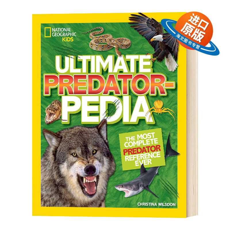 英文原版 精装 Ultimate Predatorpedia 捕食性动物百科 掠食动物百科大全 英文版儿童外文书