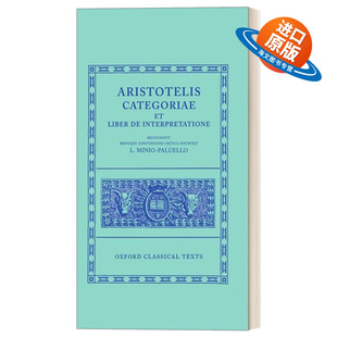 英文原版 Aristotle Categoriae et Liber de Interpretatione 亚里士多德 范畴篇 解释篇 牛津古典文库 精装 希腊语原版 进口书