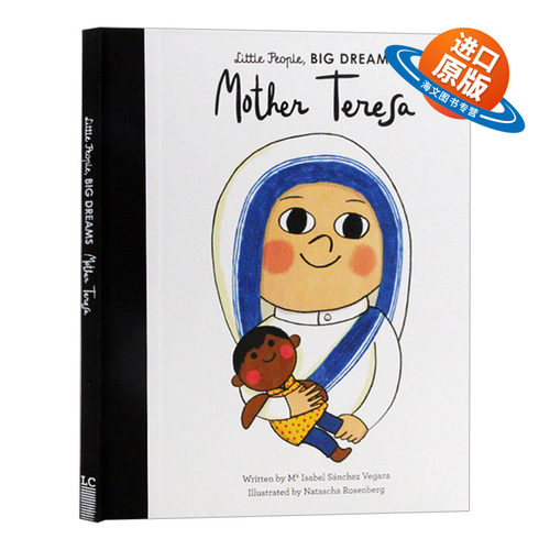 英文原版 精装 Mother Teresa 小人物大梦想 特蕾莎修女 儿童精装图画故事书 Little People Big Dream 英文版 进口英语原版书籍