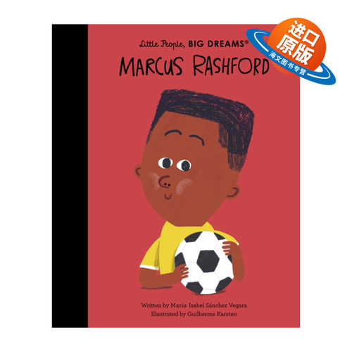 英文原版 Little People Big Dreams Marcus Rashford 小人物大梦想纸板书 拉什福德 足球运动员 精装 英文版 进口英语原版书籍