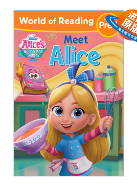 英文原版 World of Reading Alice's Wonderland Bakery 迪士尼阅读世界 爱丽丝漫游奇境 遇见爱丽丝 分级读物 英文版 进口书籍