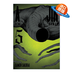 英文原版 Ajin 05 Demi-Human 亚人 卷五 科幻漫画 樱井画门Gamon Sakurai 英文版 进口英语原版书籍