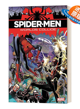 英文原版 Spider-Men Worlds Collide 漫威漫画 蜘蛛侠 世界碰撞 英文版 进口英语原版书籍