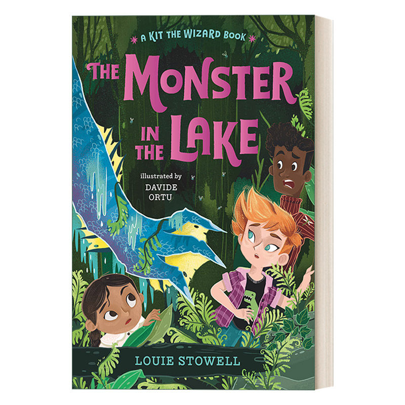 英文原版 the monster in the lake kit the wizard 02 魔法师基特