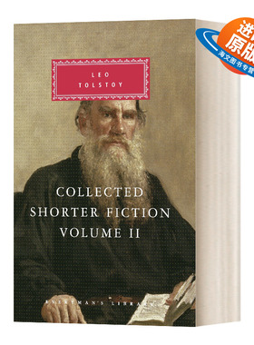 英文原版小说 Leo Tolstoy Collected Shorter Fiction Vol 2 托尔斯泰短篇小说集卷二 英文版 人人图书馆精装收藏版 进口英语书籍