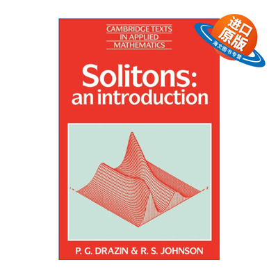 英文原版 Solitons 孤子导论 剑桥应用数学文本系列 英文版 进口英语原版书籍