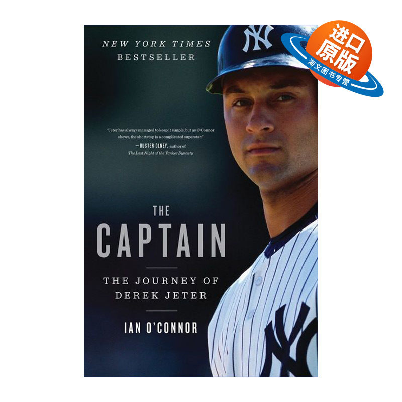 英文原版 The Captain 纽约之子 MLB人物扬基队长Derek Jeter 英文版 进口英语原版书籍