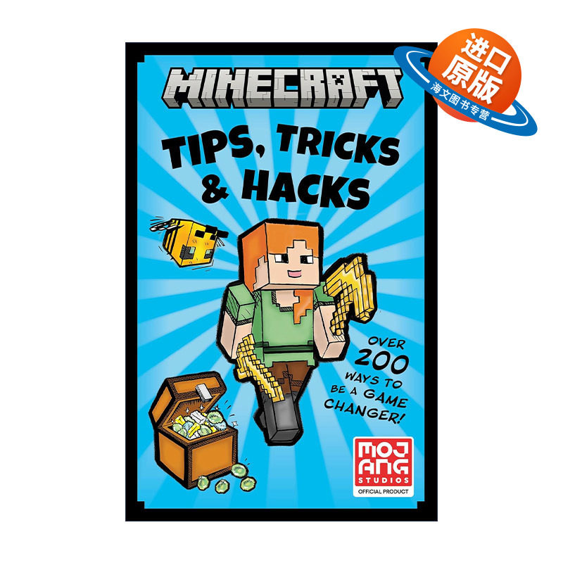 英文原版 Minecraft Tips Tricks and Hacks 我的世界 游戏插图指南 英文版 进口英语原版书籍