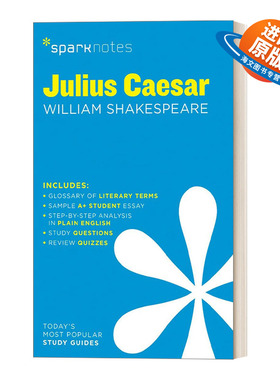 英文原版 Julius Caesar 凯撒大帝 SparkNotes Literature Guide文学导读系列 英文版 进口英语原版书籍