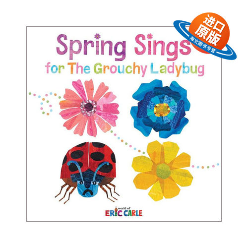 英文原版 Spring Sings for the Grouchy Ladybug 爱生气瓢虫的春日之歌 精装绘本 Eric Carle艾瑞卡尔爷爷 英文版 进口英语书籍