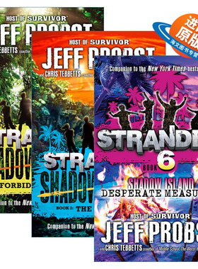 英文原版 Stranded Shadow Island 搁浅 暗影岛三部曲3册 儿童动作冒险小说 Jeff Probst 英文版 进口英语原版书籍