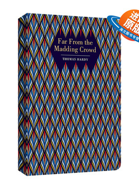 英文原版 Far from the Madding Crowd 远离尘嚣 浮雕封面高颜值装帧设计 Thomas Hardy 精装Chiltern Classic 英文版 进口英语书