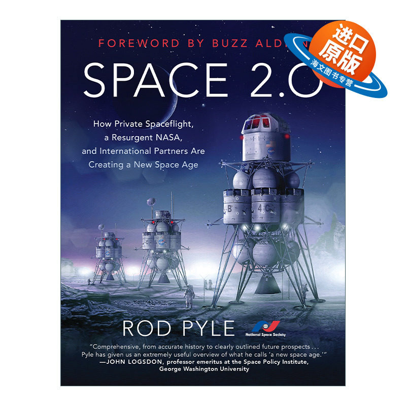 英文原版 Space 2.0 宇宙公民 重返月球 登陆火星 太空移民及人类的未来 Rod Pyle 英文版 进口英语原版书籍