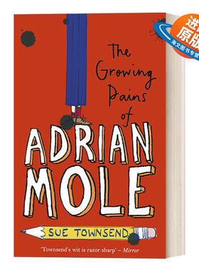 英文原版 The Growing Pains of Adrian Mole 少年阿莫的成长烦恼 英文版 进口英语原版书籍