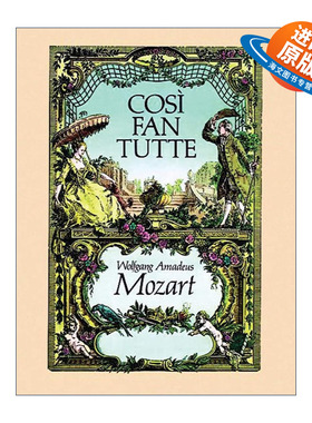 英文原版 Cosi fan Tutte in Full Score 莫扎特喜歌剧女人皆如此全谱 恋爱学堂 Wolfgang Amadeus Mozart 英文版进口英语原版书籍