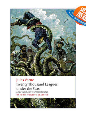 英文原版 Twenty Thousand Leagues under the Seas 海底两万里 牛津世界经典系列 英文版 进口英语原版书籍