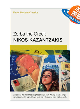 英文原版 Zorba the Greek 希腊人左巴 尼科斯·卡赞扎基斯 费伯现代经典 英文版 进口英语原版书籍