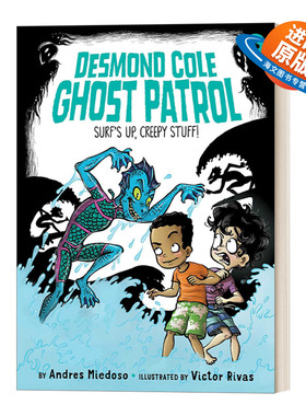 英文原版 Surf's Up  Creepy Stuff! 德斯蒙德科尔幽灵巡逻队3 初级章节书 英文版 进口英语原版书籍