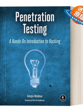 英文原版 Penetration Testing 渗透测试 黑客实践介绍 计算机 初学者友好 Georgia Weidman 英文版 进口英语原版书籍