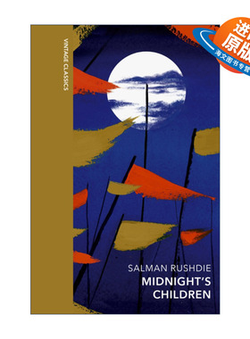 英文原版 Midnight's Children 午夜之子 萨尔曼·鲁西迪 布脊经典系列 Vintage Quarterbound Classics 英文版 进口英语原版书籍