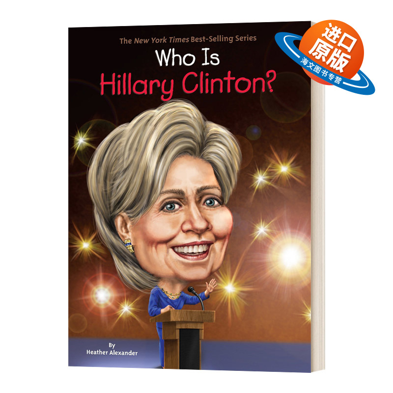 英文原版 Who Is Hillary Clinton 希拉里·克林顿是谁 名人传记系列 英文版 进口英语原版书籍
