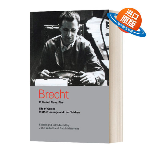 英文原版 Brecht Collected Plays 5 布莱希特戏剧选集5 伽利略传 大胆妈妈和他的孩子们 英文版 进口英语原版书籍