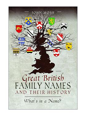 英文原版 Great British Family Names and Their History 英国经典姓氏及其历史 名字背后的故事 英文版 进口英语原版书籍