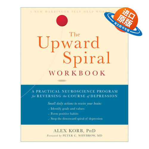 英文原版 The Upward Spiral Workbook 重塑大脑回路指导书 英文版 进口英语原版书籍
